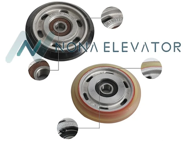 OEM replacement Elevator Guide Shoe Roller 125x22x6303 for elevator maintenance and modernization