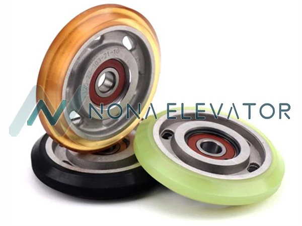 Nona Elevator supply DAA456CA1 rolling guide shoe wheel Elevator Guide Shoe Roller 125x22x6303
