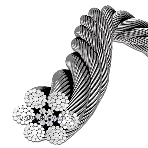 What is the lifespan of an elevator steel wire rope in a high - rise building?