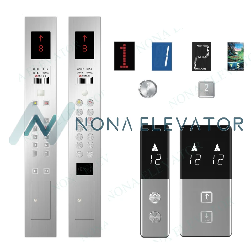 Stainless Steel Elevator COP LOP MBT-COP-A for Monarch NICE3000 NICE9000 Stainless Steel Elevator COP LOP MBT-COP-A for Monarch NICE3000 NICE9000