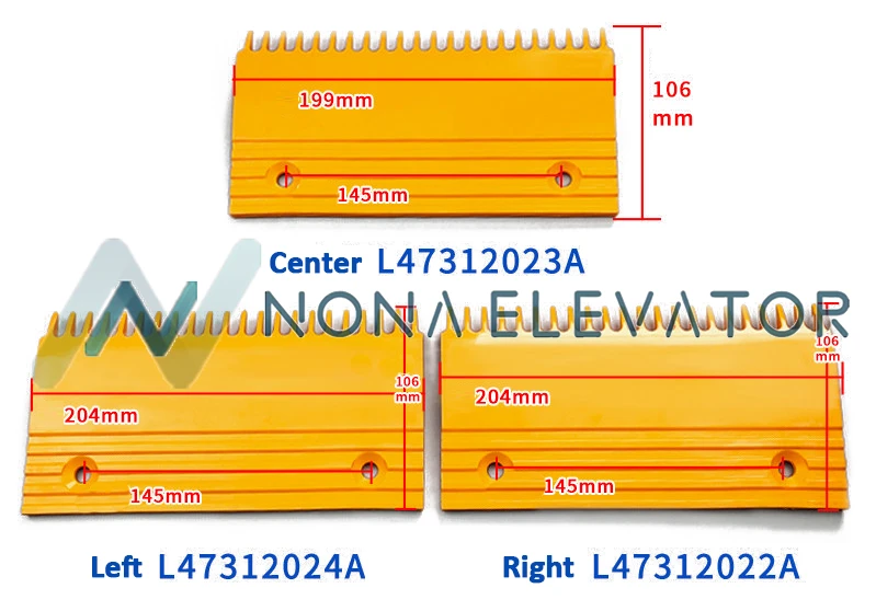 XIZI OTIS Escalator Comb Plate L47312023A XIZI OTIS Escalator Comb Plate L47312023A